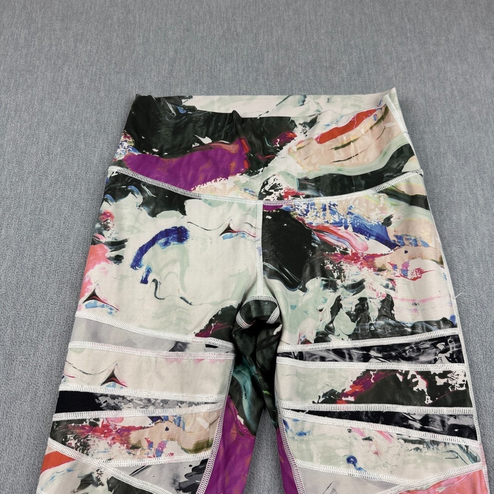 Lululemon Leggings Womens‎ 8 White Pigment Wave High Times Pant Full-On Luon 26" - Picture 2 of 11